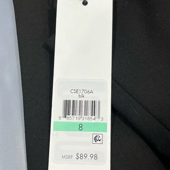 Calvin Klein Black Two-Button Blazer Size 8 - Picture 11 of 14